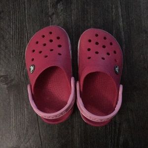 EUC light up Crocs Shoes. Size 9